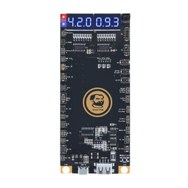 MesaSe Battery Activation Detection Board 4.2V Regulated Output Real-time Output Voltage and Current Monitor Positive Negative Anodes Automatic Identification Compatible with iOS Android