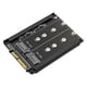 thumbnail image 1 of 2 in 1 M.2 NVME SSD and B Key/B&M Key SSD to SFF-8639 U.2 with Frame Bracket - Retain MSATA SSD As 7, 1 of 5