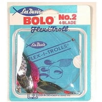 Luhr Jensen 24" Bolo Flex-I-Troll Nickel Silver Prism-Lite Fishing Lure