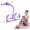 Purple, variant on Foot Resistance Bands with Handles, Multifunction Pedal Resistance Bands for Working Out, 6 Tube Pedal Ankle Puller - Sit up Exercise Band for Abdomen, Arm, Leg