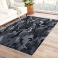 thumbnail image 1 of Camouflage Rugs for Living Room Bedroom - Camo Rug 4x5 - Grey Carpet for Home Decor - Washable Non Slip Patterned Indoor Large Area Rug - Soft & Low Pile (ZL&858), 1 of 7