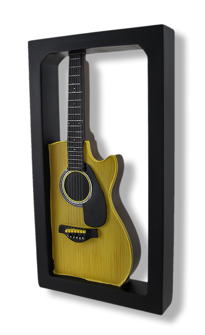 acoustic guitar shadow box