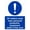 Warning Sign 1, variant on All Visitors, Contractors & Drivers Must Wear Mask Sign - 8"x12" Security Metal Sign, Safety Decor for Business Office Home Yard
