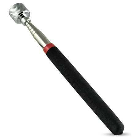 Bastex Magnetic Telescoping Pick Up Tool for Small Metal Tools Extends from 7 to 30 inches / 185-720mm. 15-lb Pull Capacity