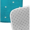 thumbnail image 3 of Simply Daisy 34" x 21" Plush Microfiber Turquoise Dorothy Dot Bath Mat, 3 of 3