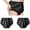 Black, variant on 2 Pcs Waterproof Incontinence Underpants Plastic Pants Incontinence Leak Protection Adult Washable Diaper Cover (White,S Size)