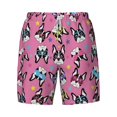 thumbnail image 4 of Lsque Mens Swim Trunks Colorful Cute French Bulldog Pattern - Bathing Suit Compression Liner - Beach Swim Shorts Swimwear - (S-3XL) - Stretch Quick Dry -XX-Large, 4 of 9
