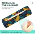 thumbnail image 4 of Cylindrical Pillow Decorative Neck Roll Pillow with Removable Washable Cover Roll Pillow for Knee Leg Neck Tropical Leaves Pattern, 4 of 7
