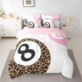 thumbnail image 2 of Homewish Billiard Sport 7-Piece Twin Bedding Sets,Teens Ball Game Bedding Comforter Set,Pink White Brown Sheet Sets For Boys Girls,Breathable Home Decor Reversible, 2 of 8