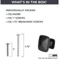 thumbnail image 4 of LAICAIW Black Square Kitchen Cabinet Knobs-10 Pack of Drawer Handles Hardware, 4 of 7