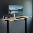thumbnail image 4 of VIVO Light Wood 55" x 24" Square Corner Table Top for Standing Desk Frames, 4 of 8