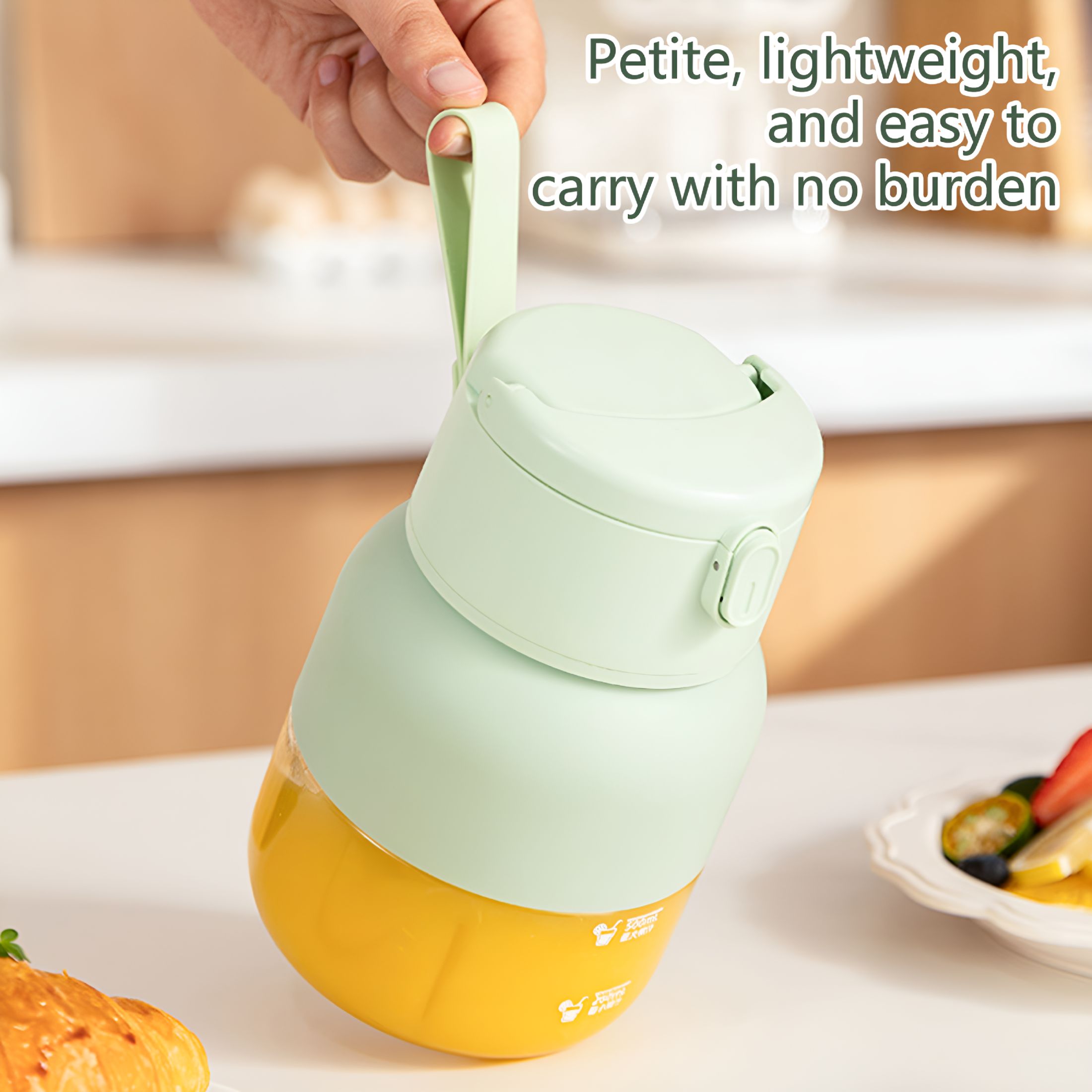 ACDANC 2026 New Orange Lemon Juicer: Small Juicing Cup for Home,Mini Portable Usb Electric Charger,High Fruit Juice Yield and Easy Cleaning for Kitchen,Office,Travel