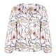 thumbnail image 4 of Blusa holgada de manga larga con estampado floral y cuello en V para mujer Fridja hj4724, 4 of 9