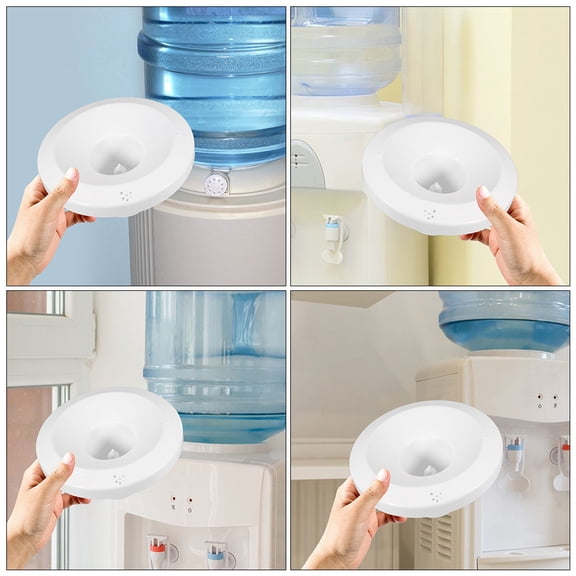 Raindrops 2pcs Water Bottle Holder Water Dispenser Seat Water Cooler Seat Water Guard Assembly Bottle Holder Water Dispenser Replacement Parts Accessories for Home Office