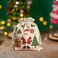 thumbnail image 5 of Taicans Santa Claus Christmas Gift Bags - 25.5x19in Reusable Canvas Drawstring Bags for Holiday Gifts,Party Favors & Toys, 5 of 5