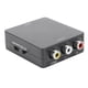 thumbnail image 2 of Mini HDMI a AV Converter Box Video RCA AV CVSB L / R 1080P HDMI2AV Adaptador HDTVNegro, 2 of 14