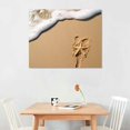 thumbnail image 2 of PRATYUS Canvas Wall Art Picture 20x16in for Living Room Bedroom Romantic Beach 20x16in, 2 of 3