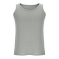 thumbnail image 3 of Men's Tank Top Waffle Muscle Shirt Summer Sleeveless Shirts Gym Workout Tank, 3 of 7