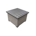 thumbnail image 2 of TK Classics Table d'Appoint en Osier pour Patio Florence en Pierre Grise, 2 of 2