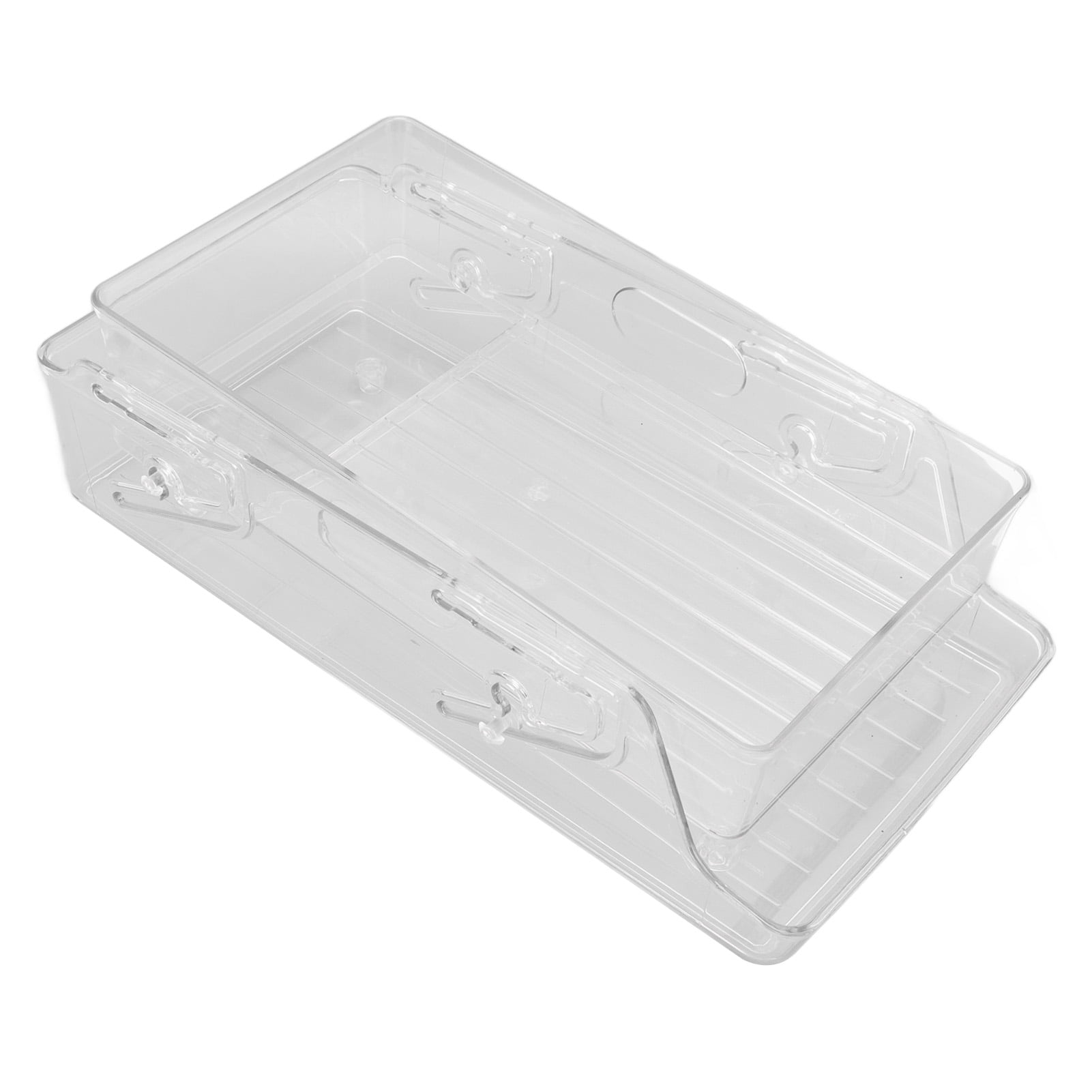 Refrigerator Can Storage, Transparent Automatic Rolling Refrigerator