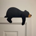 thumbnail image 2 of ¡Campaña con descuento!Decoración del cuarto de niños del bosque para el bebé Decoración de la puerta del oso de madera Desierto Durmiendo Osos de madera Decoración del estante del cuarto de niños de, 2 of 4