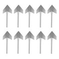 thumbnail image 1 of Shisuyan Cloison Sèche Outil d'Extérieur Truelle d'Angle Argent 10 Pcs 9.8X3.5X2.4In, 1 of 9