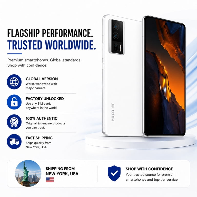 Xiaomi Poco F5 PRO 5G Cell Phone, Dual SIM, 512GB ROM, 12GB RAM