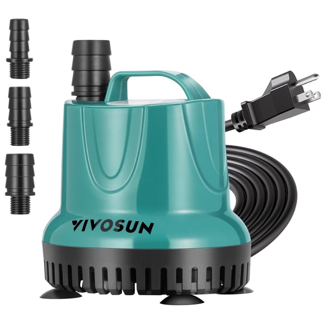 Bomba de agua sumergible VIVOSUN 260GPH 20W para pecera