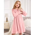 thumbnail image 4 of Arshiner Girl Tulle Dress Winter Long Sleeve Teen Girls Party Casual Dresses, 4 of 8