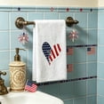 thumbnail image 2 of huayou 4th of July Patriotic Theme Towel, 15.8x23.6 Inch Red White Blue Prints Towel, Soft Quick Dry Towel for Party, Bathroom, Kitchen, 2 of 6