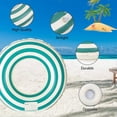 thumbnail image 4 of Inflatable swimming ring, retro striped swimming ring, thickened inflatable pool float, swimming ring, summer beach pool swimming ring, suitable for c, 4 of 5