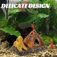 thumbnail image 4 of Décoration d'Aquarium en Forme de Pyramide Décoration d'Aquarium en Résine Artisanat Grotte de Poisson d'Aquarium, 4 of 8