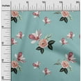 thumbnail image 2 of oneOone Viscose Chiffon Light Blue Fabric Floral Dress Material Fabric Print Fabric By The Yard 42 Inch Wide, 2 of 4