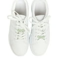 thumbnail image 2 of Unique Bargains 1 Pair Shoelace Charms Sparkly Bow Decorative Shoe Clips Light Green, 2 of 5