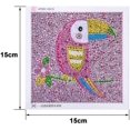 thumbnail image 3 of 5D Diamond Painting Kits for Kids Full Drill Painting by Number Kits for Children Rhinestone Diamond Embroidery Home Wall Decor (Woodpecker), 3 of 4