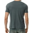 thumbnail image 3 of Jinda Men's V Neck Top Short Sleeve Tshirt Cotton Soft Lightweight Sports Casual Spring Fashion T-shirt Dark Grey X-Large, 3 of 4
