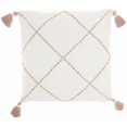 thumbnail image 1 of HomeRoots 386339 Boho Blush Rose Coton Accent Jeter Oreiller&44; Blush, 1 of 1