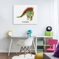 thumbnail image 4 of Stupell Industries Traditional Stegosaurus Dinosaur Learning Canvas Art, 40 x 30, by Brett Blumenthal, 4 of 8