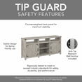 thumbnail image 5 of Cottage Grove TV Stand for 70 Inch TV with Bookcases in White - Engineered Wood, 5 of 5