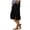Black, variant on Womens Straight Leg Pants Cool Breathable wide waistband bootcut breathable fabric lightweight casual style for summer outing Blue S
