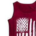 thumbnail image 3 of JFGHDG Tank Tops 4th Of July Patriotic Tank Tops Patriotic Print Tank Tops Patriotic Graphic Tee Outfits Patriotic Tank Tops For 4th Of July Vest Tops Red L, 3 of 4