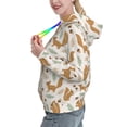 thumbnail image 2 of Disketp Squirrel And Leaves Womens Casual Hoodies Crew Neck Long Sleeve Sweatshirts Pullover Tops-XX-Large, 2 of 7