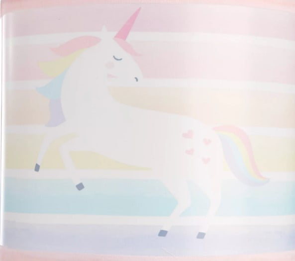 American Kids Pink Rainbow Unicorn Baby Stick Lamp for Children Room Décor