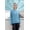 Turkish Blue, variant on ANGELA BAMBOO-BLEND SWEATSHIRT