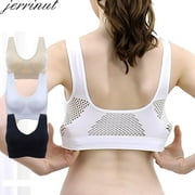 Bras for Women Plus Size Seamless Cotton Breathable Underwear Wireless with Pads Push Up Bra Plus
