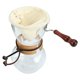 thumbnail image 4 of Homend Woodneck Cafetera 480CC 3-4 tazas Cafetera Woodneck Cafetera de goteo Café de vidrio resistente al calor con 1 filtro adicional (para un total de 2 filtros), 4 of 5