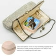 thumbnail image 3 of Autua Sloth Theme Travel Jewelry Box for Necklace, Ring, Earring Organization Pink, 3 of 5
