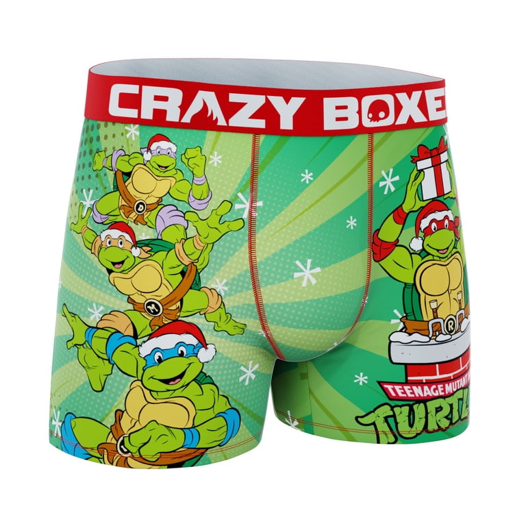 CRAZYBOXER Men's Underwear Ninja Turtles Non-slip waistband