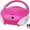 Pink silver, variant on Gueray CD Player Portable Boombox: Radio CD Players with Speakers Home Audio FM Radio AUX Input Support Headphones Playlist Mode PROG Playback for Outdoor Indoor Audiobooks