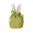 thumbnail image 1 of Monstrate Bolsas de regalo de Pascua exquisitas de tela para dulces, regalos bonitos y excelentes, decoraciones de Pascua Kits de decoración para fiestas RBD-TR verde 9*13cm, 1 of 6